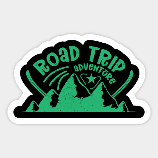 Road trip adventure Sticker
